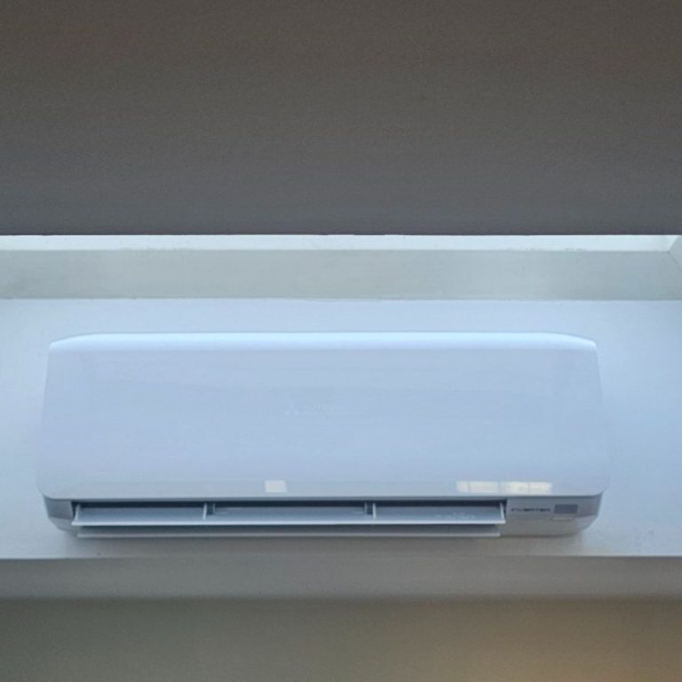 Airco unit verzonken in plafond